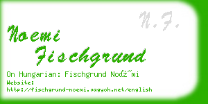 noemi fischgrund business card
